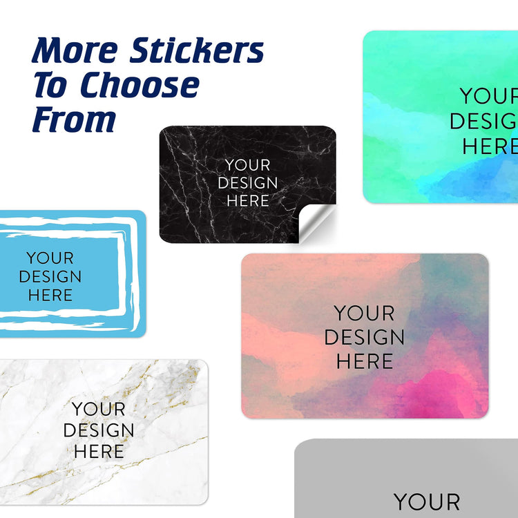 Custom Vinyl Stickers Your Image (100 Count)