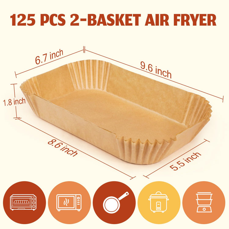 Air Fryer Liners Disposable (125 Count)
