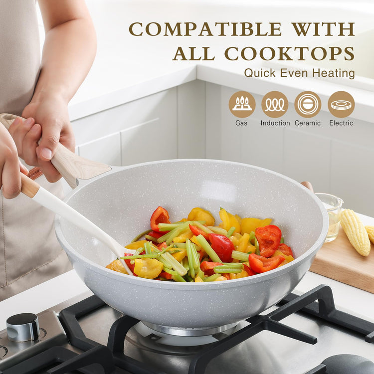 Ceramic Wok Pan