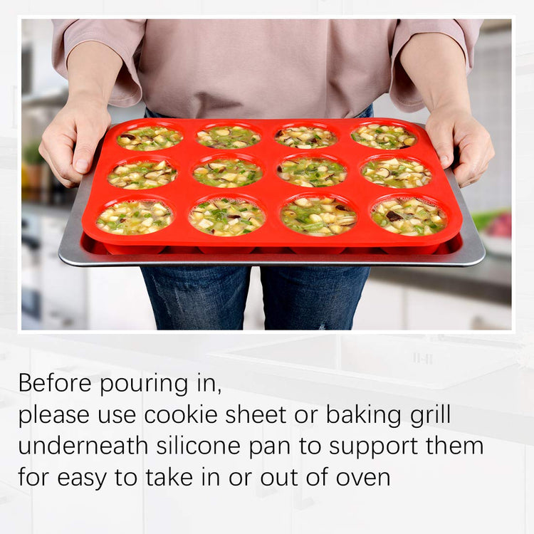 Silicone Muffin Pan Set (3 Count)