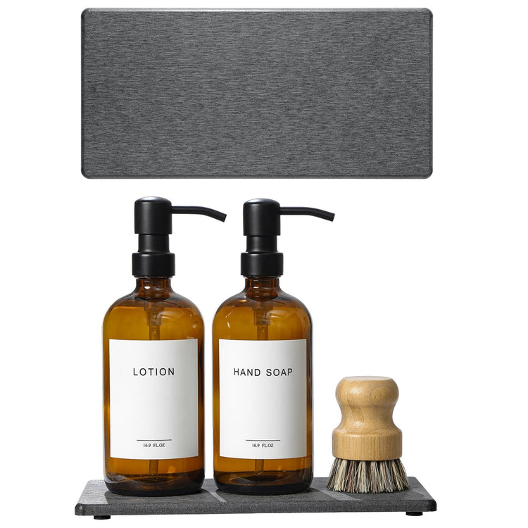 2PCS 10"x 5" Large Bathroom Sink Vanity Trays (2 Count)