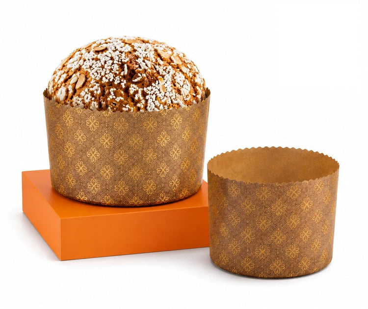 Thin Panettone Paper Pan Mold (12 Count)