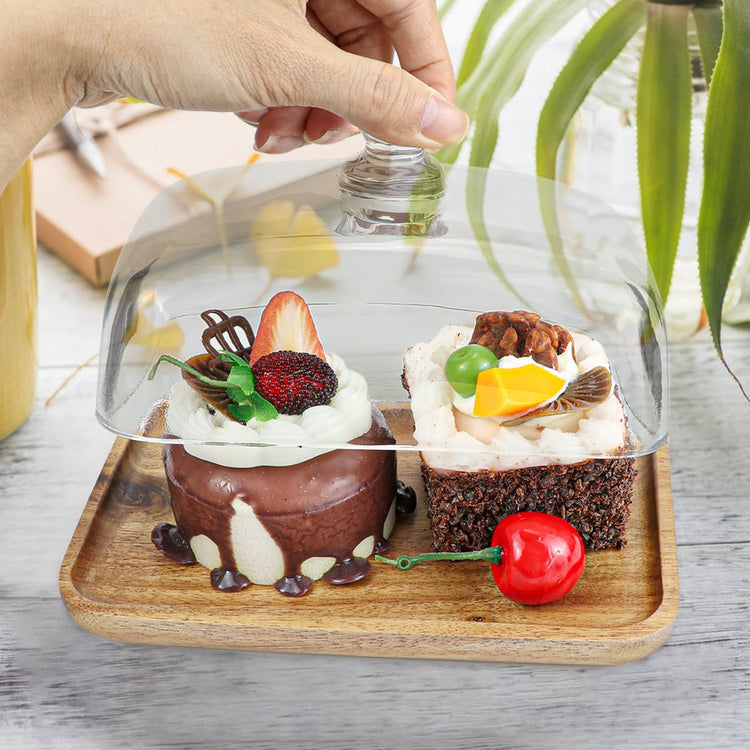 Glass Butter Dish with Lid Clear Glass Butter Keeper Container for Butter