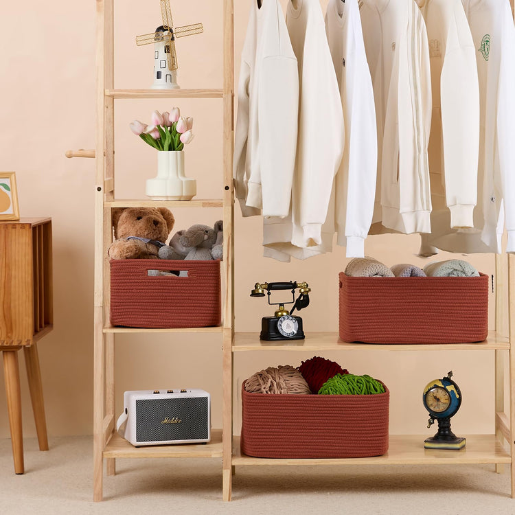 Large Storage Baskets for Shelves (2 Count)