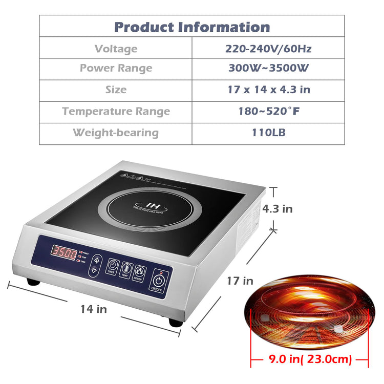 Commercial Induction Cooktop