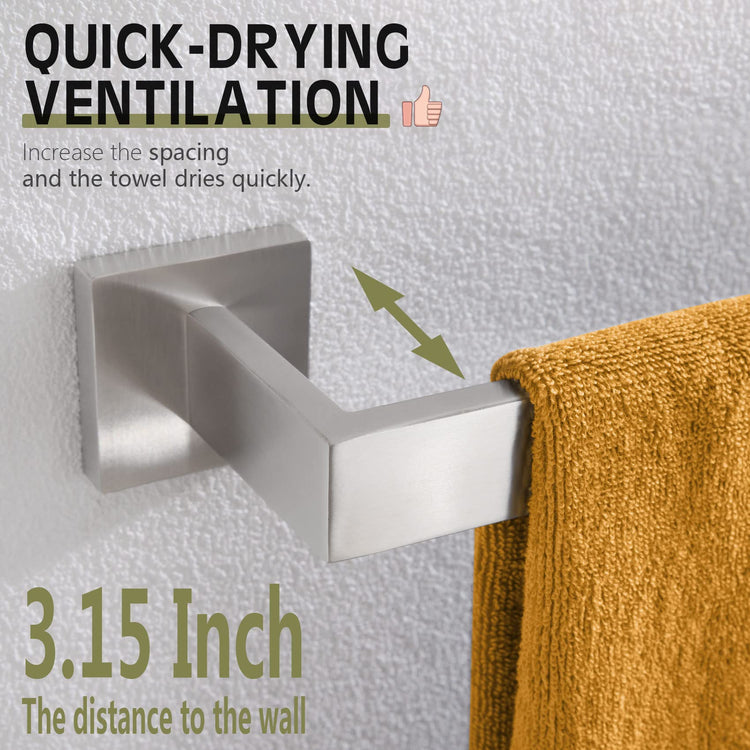 16 Inch Single Towel Bar