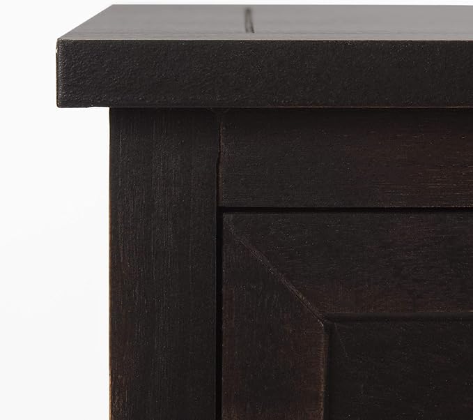 SAFAVIEH Home Collection Carrie Brown/ Natural Wicker 3-Drawer Storage Nightstand Side Table (Fully Assembled)