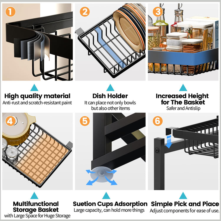 Over The Sink Dish Drying Rack