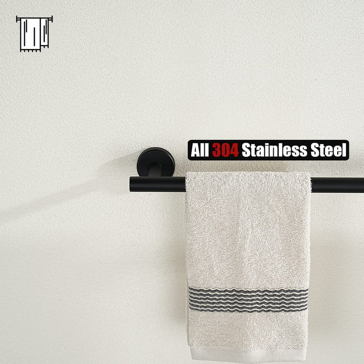 Black Towel Bar