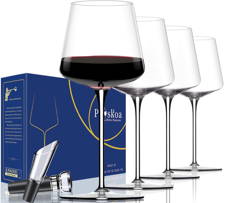 Red Wine Glasses Set of 4 (4 Count)