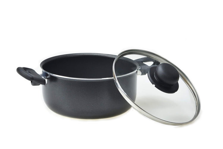 Italia Linea 30 Non Stick Dutch Oven with Glass Lid