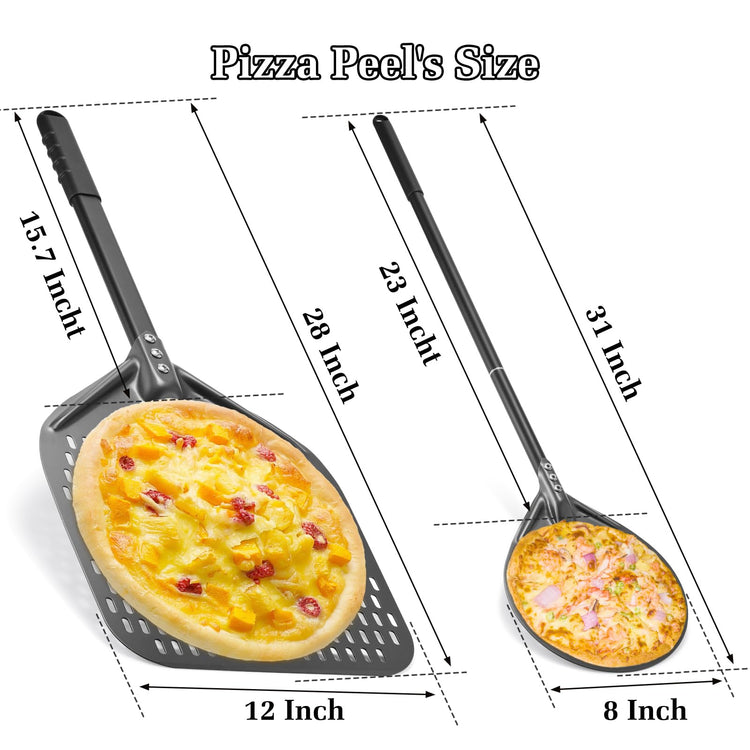 12 Inch + 8 Inch Perforated Peel Set (2 Count)