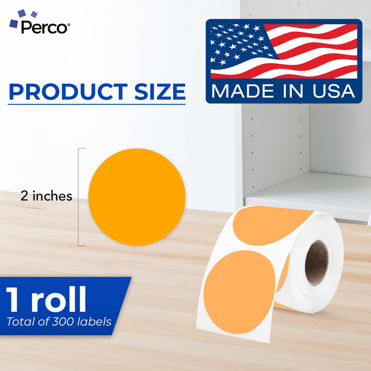 Orange Thermal Labels (300 Count)