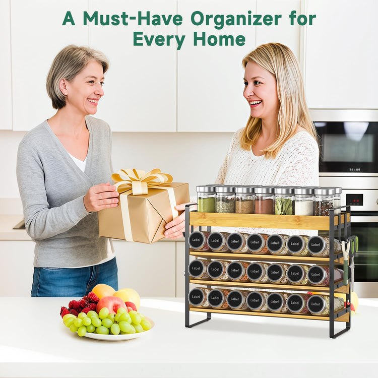 Spice Seasoning Rack Organizer Kitchen Countertop