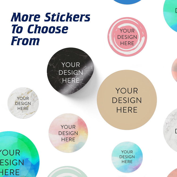 Custom Vinyl Stickers Your Image (100 Count)