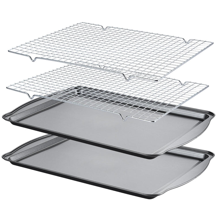 Baking Sheet with Cooling Racks (4 Count)