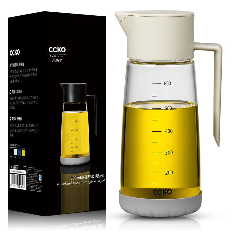 Olive Oil Dispenser Bottle for Kitchen with Leakproof and Dust Cover