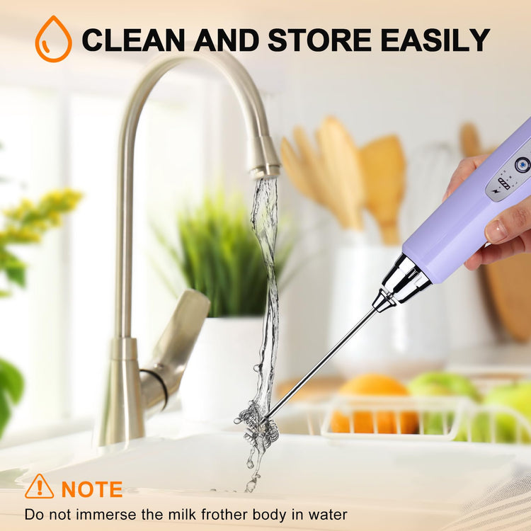 Handheld Milk Frother Wand for Coffee