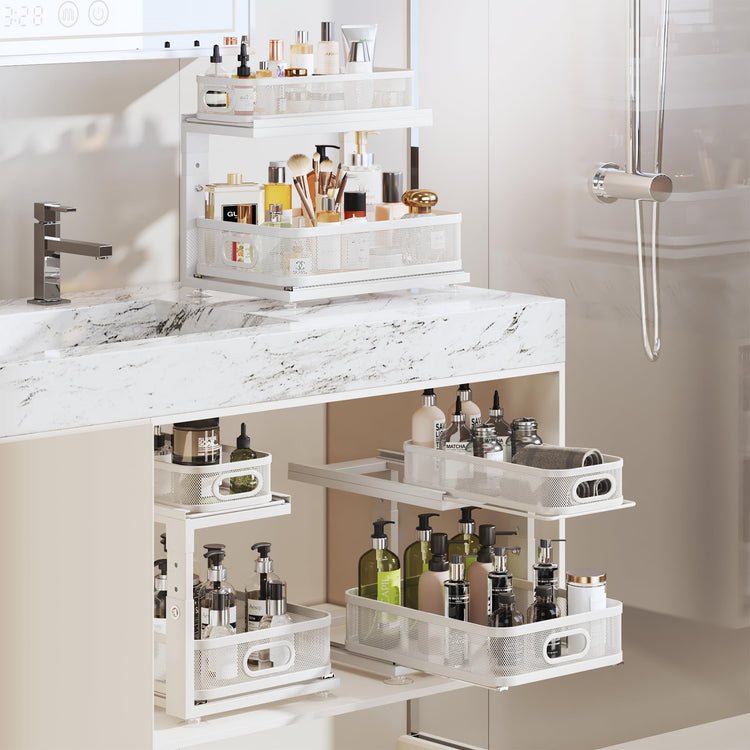 2 Pack Under Sink Organizer With Next (2 Count)