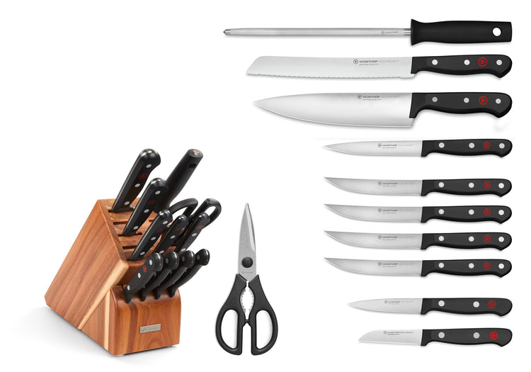 Gourmet 12 Piece Knife Block Set