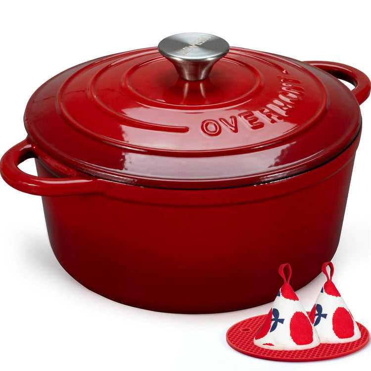 Enameled Cast Iron Dutch Oven