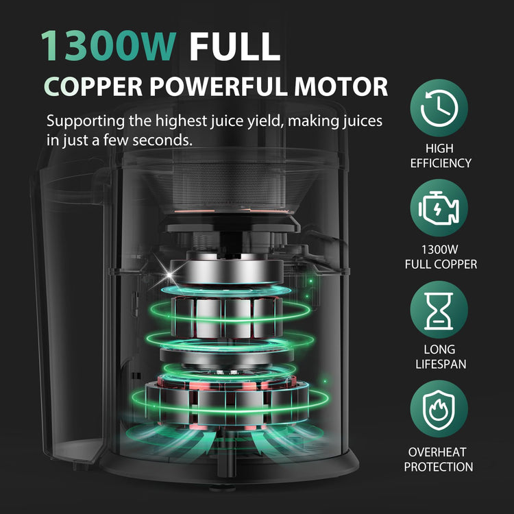 1300W Centrifugal Juicer Machines