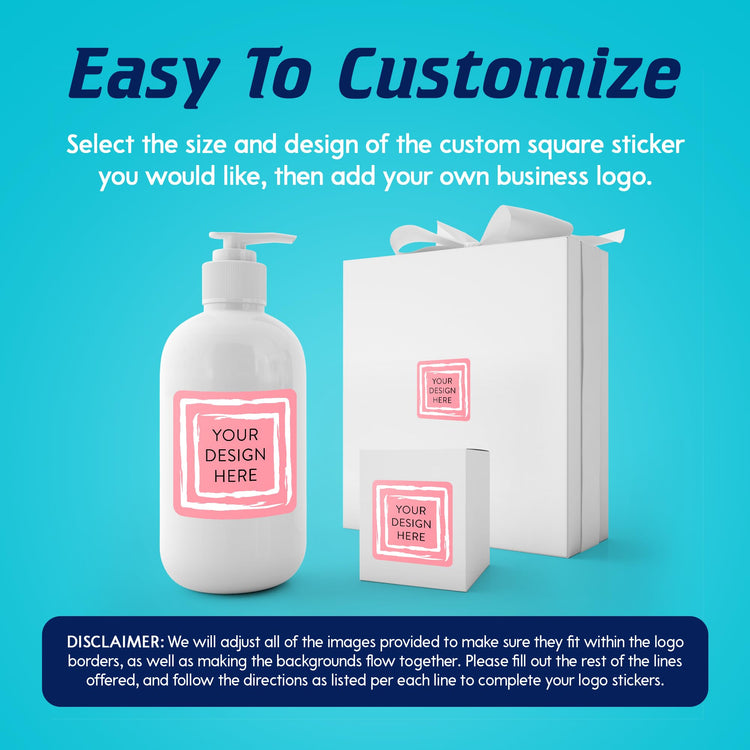 100 Custom Vinyl Stickers (100 Count)