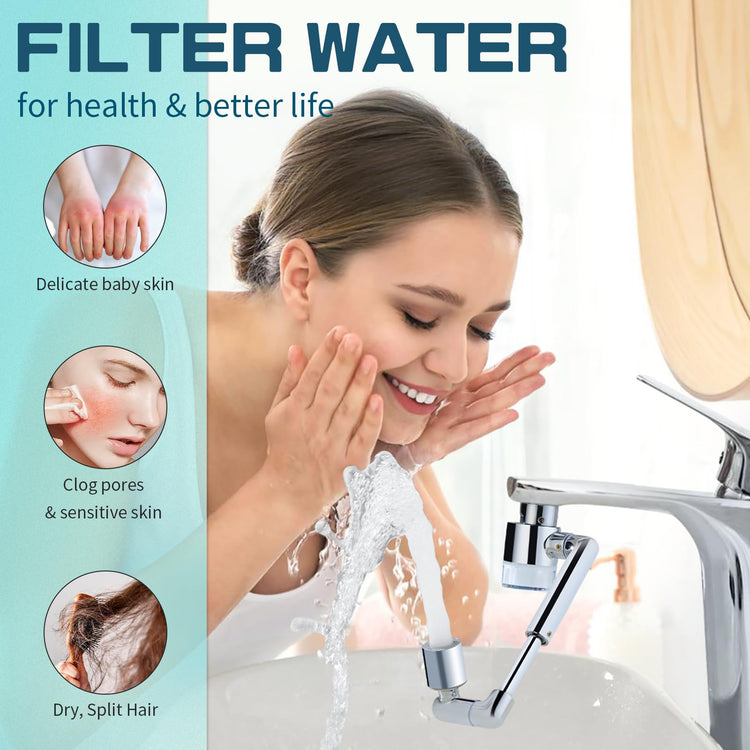 1440° Sink Water Filter Faucet Extender 3.0