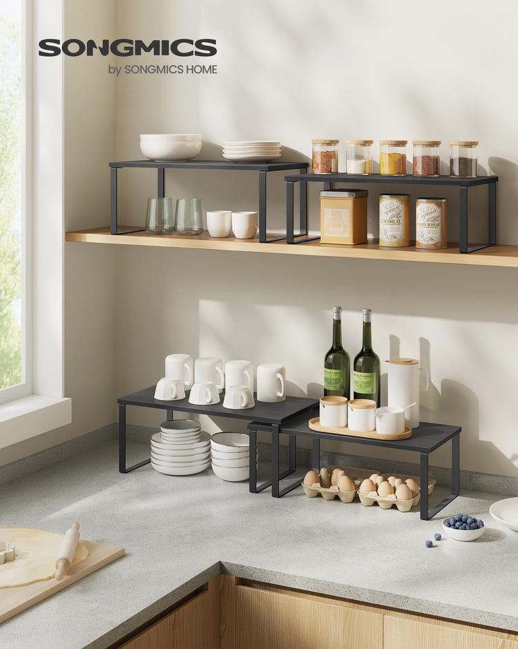 Cabinet Organizer Shelf (4 Count)