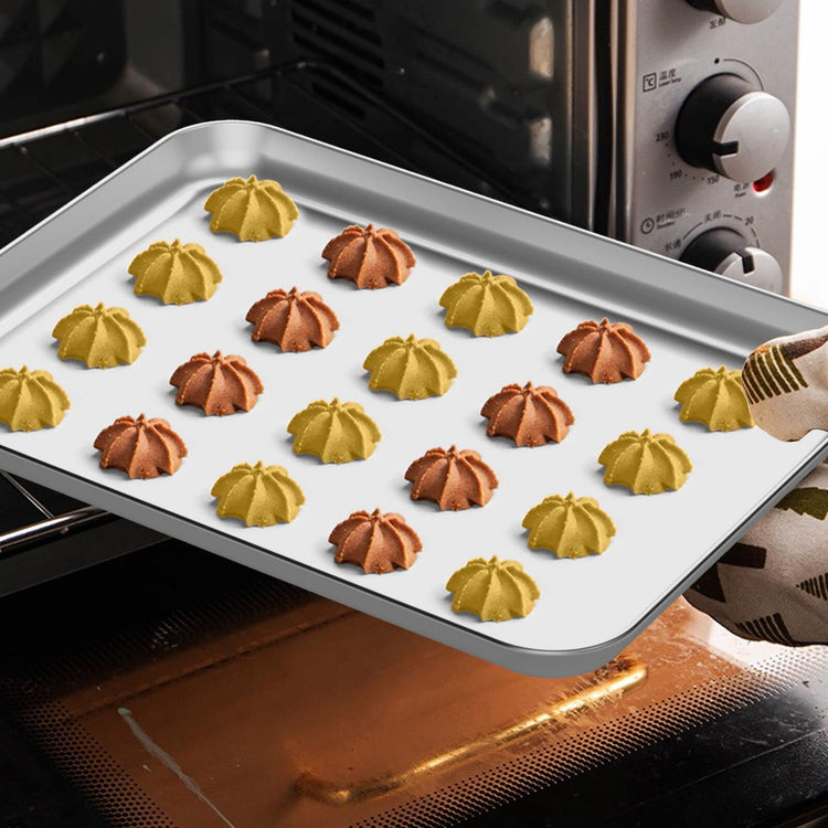 Baking Sheet with Rack Set [2 Pans + 2 Racks]