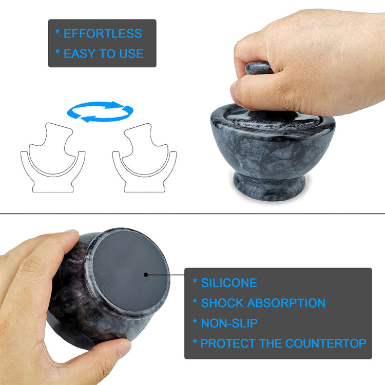 Marble Mortar and Pestle Set