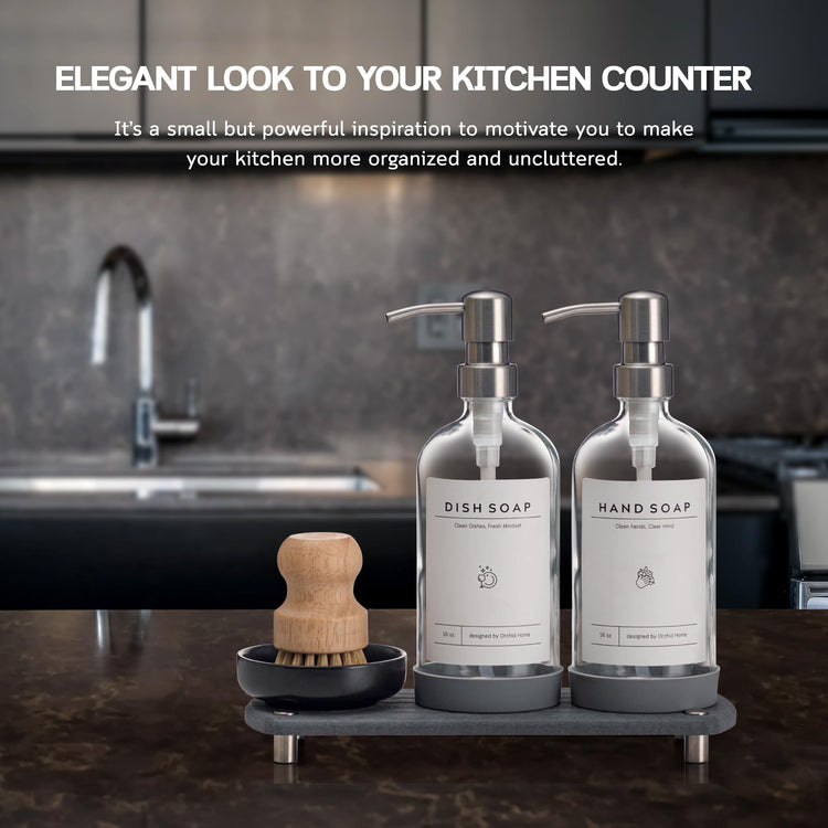 Luxury] Kitchen Soap Dispenser Set (7 Count)