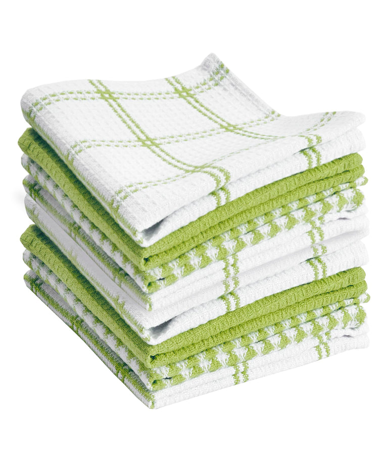 Premium Waffle Dish Cloths (8 Count)