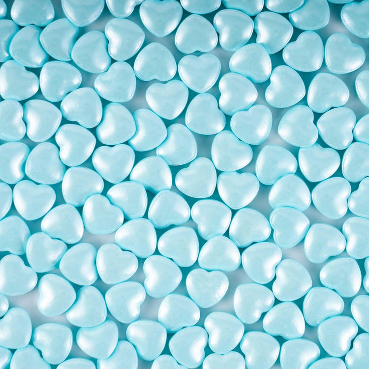 Blue Heart Shapes Sprinkles (4.58 Ounce)
