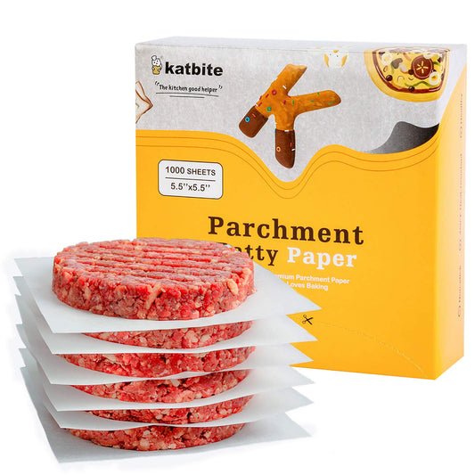 1000 Pcs Burger Patty Paper Squares (1000 Count)