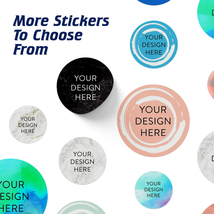 100 Custom Vinyl Stickers (100 Count)