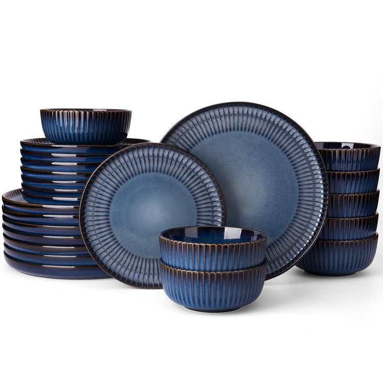 Stoneware Dinnerware Sets for 8 (24 Count)