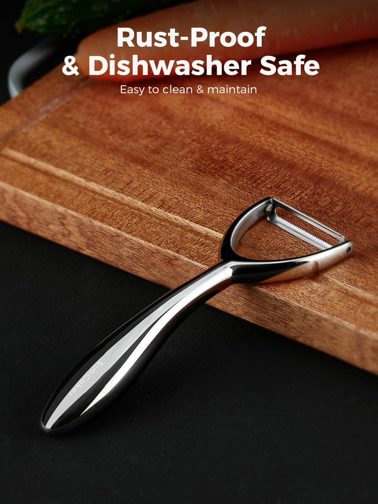 Premium 304 Stainless Steel Peeler Set (2 Count)