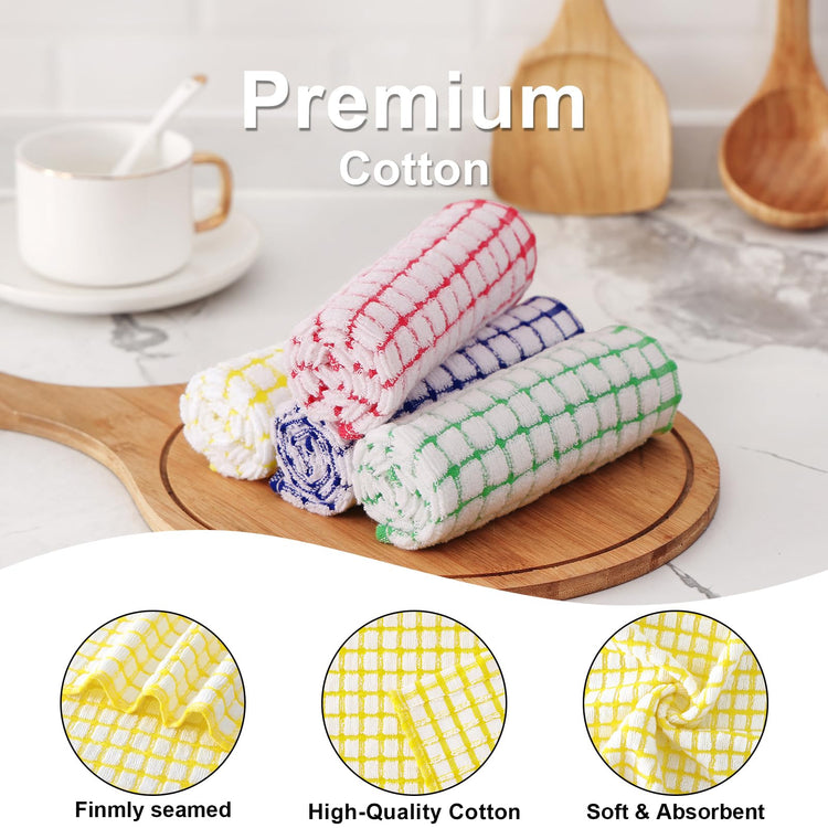 Cotton 6 Pack Terry Kitchen Towels (6 Count)