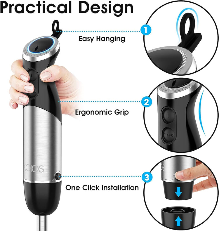 Upgraded Immersion Blender Handheld