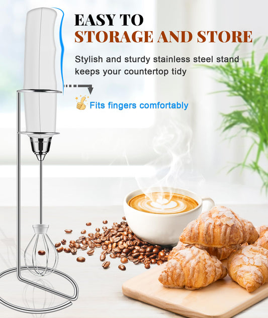 Handheld Milk Frother Wand for Coffee