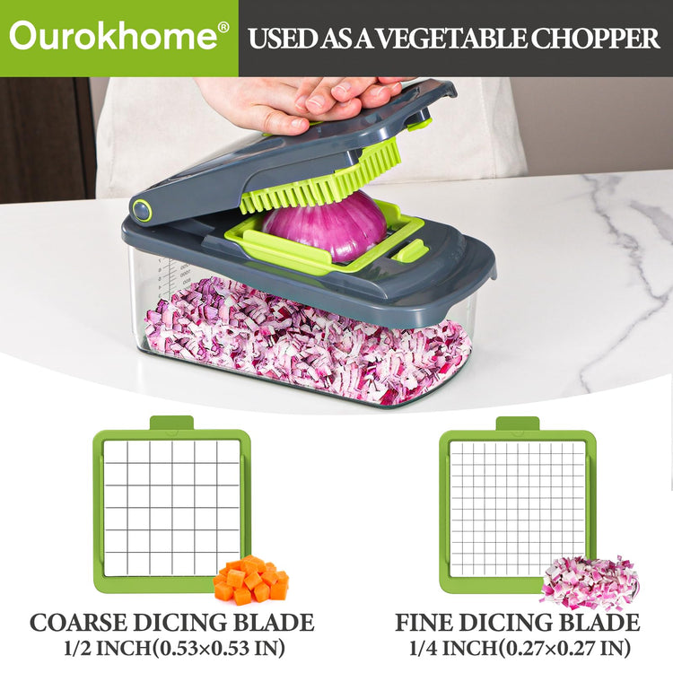 Veggie Chopper and Dicer with Container (12 Count)