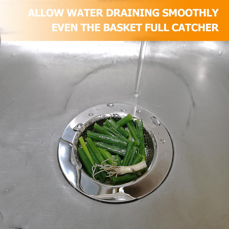2PCS Kitchen Sink Drain Strainer (2 Count)