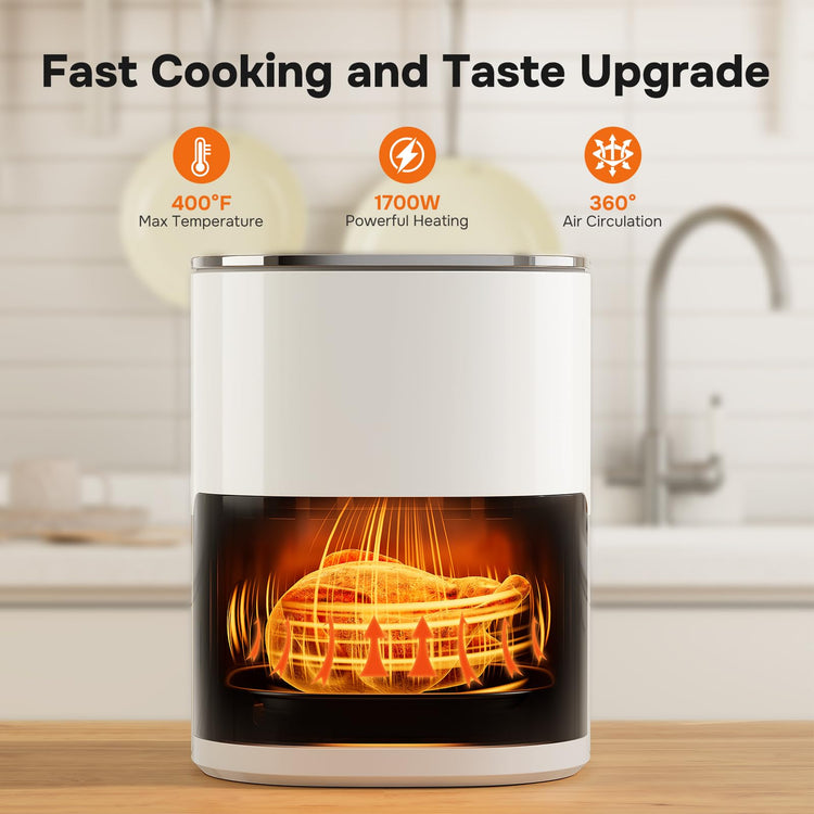 Air Fryer 6.34 QT Digital Airfryer with Visible Window