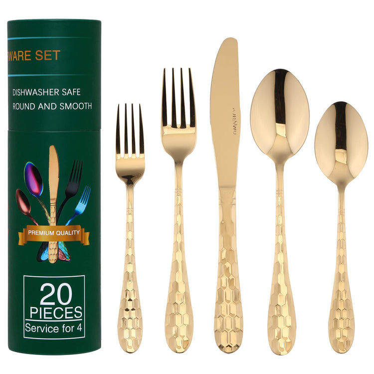 20 Piece Silverware Set for 4