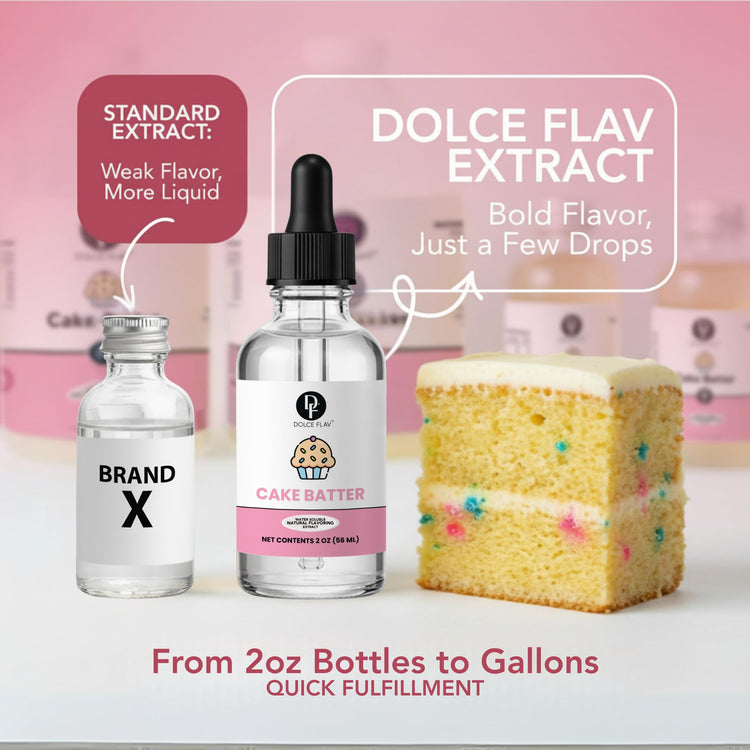 Natural Cake Batter Extract (2 Fl Oz)