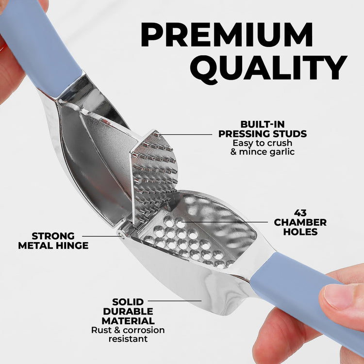 Metal Comfort Grip Garlic Press