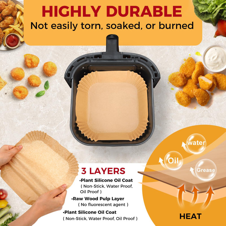 Air Fryer Liners Disposable (150 Count)