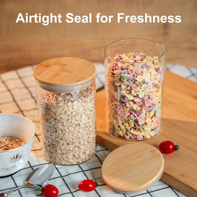 Glass Food Storage Jars 6 (6 Count)