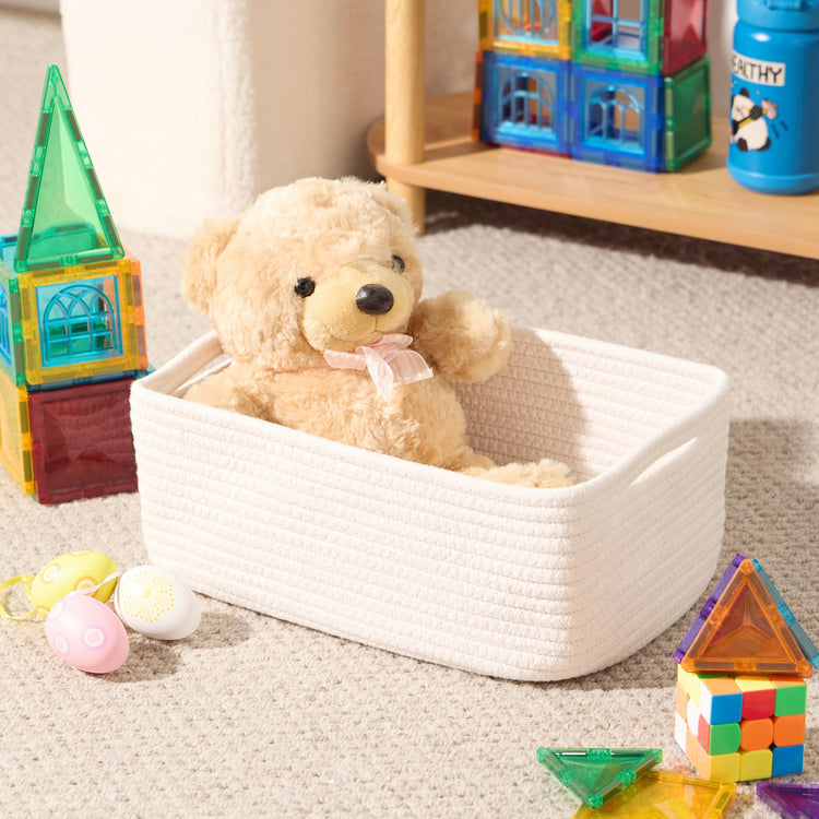 Small Storage Baskets for Organizing (4 Count)